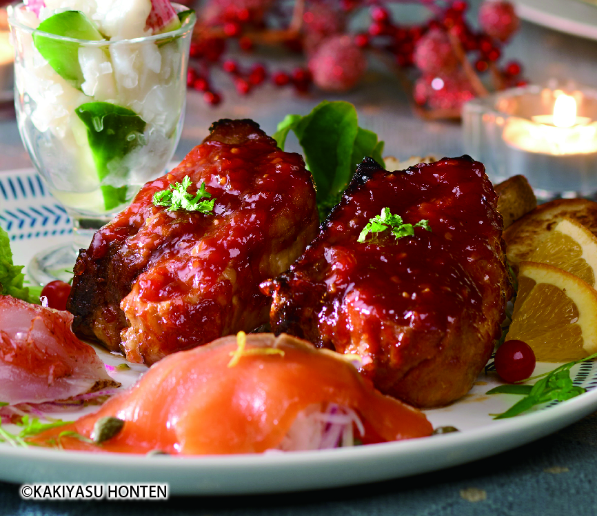 『スペアリブ オレンジ風味ソース』