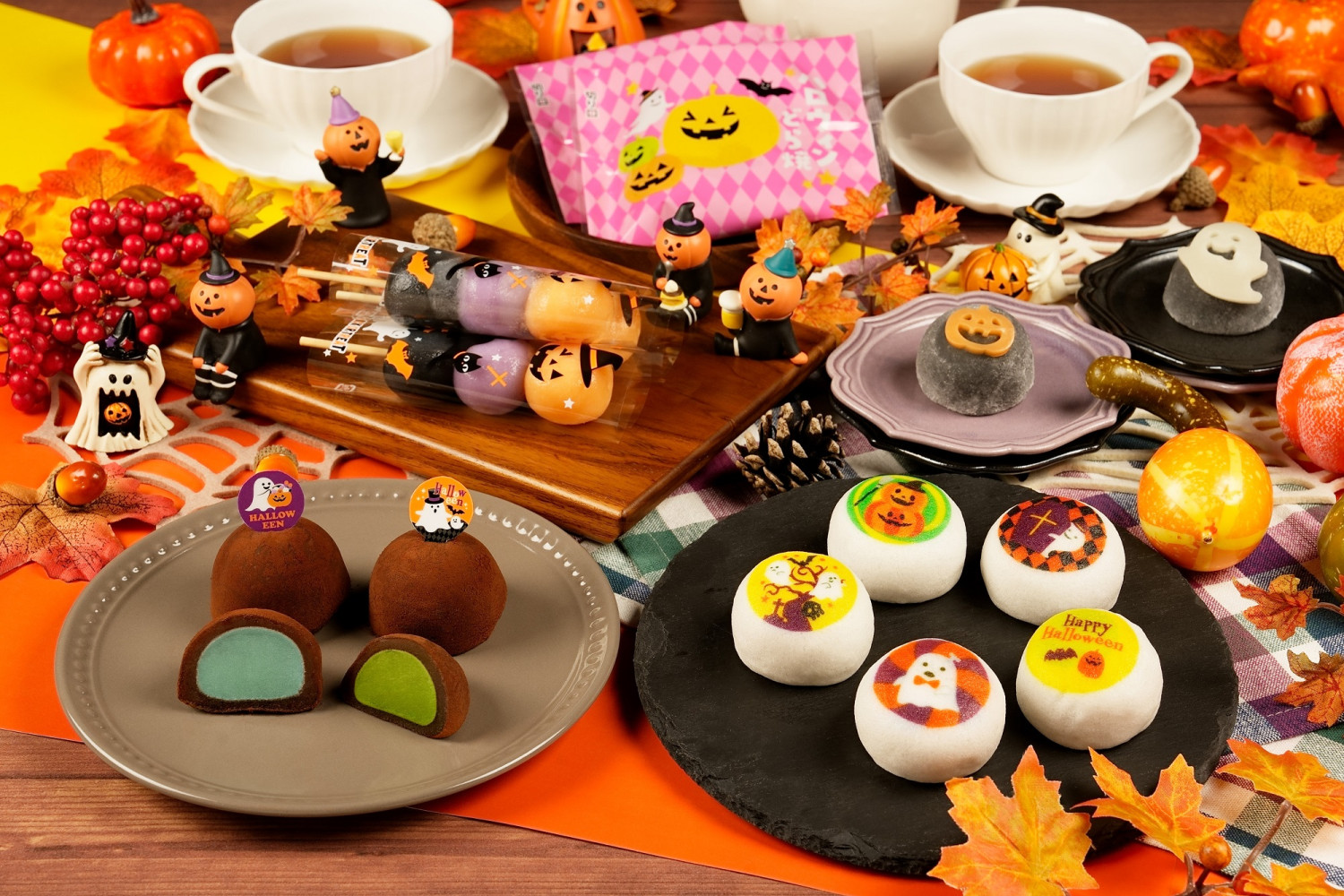 【イメージ】口福堂の和菓子で楽しむハロウィンパーティー
